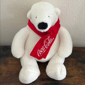 Coca-Cola Polar Bear Plush Vintage Stuffed Animal